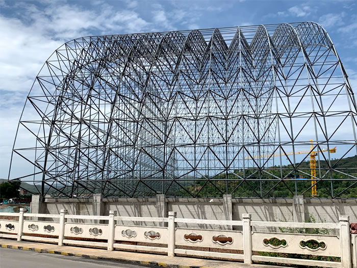 龙岩山寨矿储煤棚网架